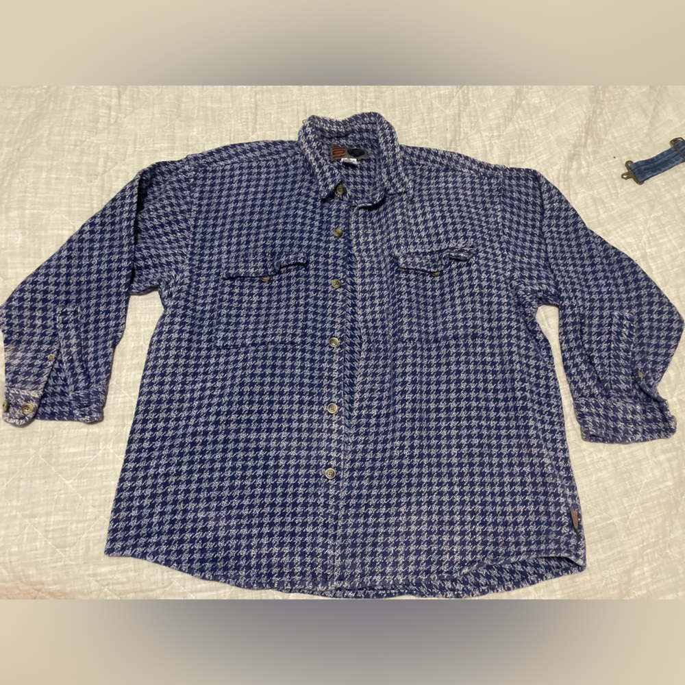 VINTAGE‎ IOU WOMENS BUTTON UP JACKET 100% COTTON